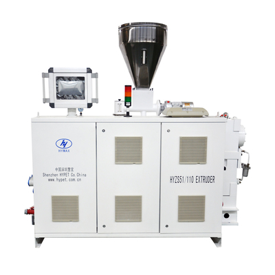 kaufen Maschine zur Herstellung von Rohren aus PVC-Pulver in eine Wand mit HYZS51/110-Kegel-Twin-Screw-Extruder online manufacture