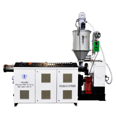 kaufen China produzieren PVC HDPE PE PPR PS ABS Einzelschraub-Extruder SJ65/30 37kw 110kg/h mit effizienten touqe Getriebe online manufacture