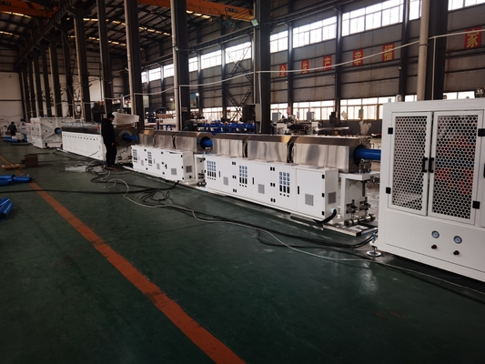 kaufen 250-630mm / 315-800mm PVC-O-Rohrproduktionslinie 380V/3P/50Hz O-PVC-Rohr Extrusionslinie online manufacture