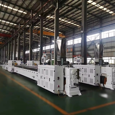 kaufen 2025 Heißer Verkauf China HYPET PVC Fenster- und Türprofil Hochgeschwindigkeits-Extrusionsproduktionslinie UPVC Schiebefenster- und Türrahmen-Herstellungsmaschinen online manufacture