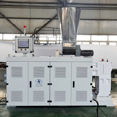 kaufen Shenzhen HYPET Higher Output Higher Filler Longer Lifttime Vertical Gear Box Type PVC Extruders Machine online manufacture