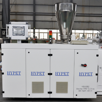 kaufen Shenzhen HYPET Twinc Conic Scrwe Extruder Machine Parallel Twin Screw Extruder Machine Double Screw Extruder Machine online manufacture