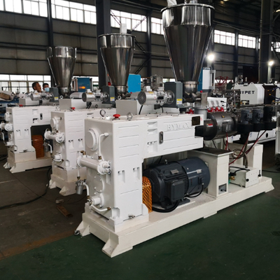 kaufen Shenzhen HYPET Plastic Extruder Machine Parallel Twin Screw Plastic Extruder Machine Plastic Extruders Machine online manufacture
