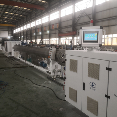 kaufen Shenzhen HYPET 200-400mm PVC ABA/ABC 3 layers Pipe Production Line online manufacture