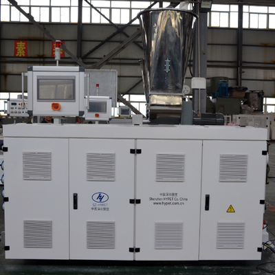 kaufen Shenzhen HYPET Beliebteste und meistverkaufte konische Doppelschneckenextruder ZS55/120 65/132 80/156 online manufacture
