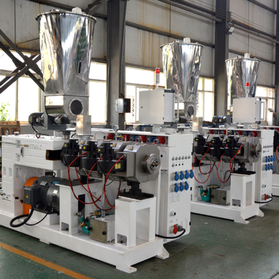 kaufen Shenzhen HYPET 80/156 In 55kw Motor PVC Extruder Maschine Twin Kegel Schraub Extruder online manufacture