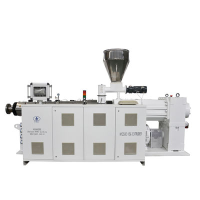 kaufen Ausrüstung für die Herstellung von PVC-Doppelschraub-Kunststoffen Doppelschraub-Extrudermaschine HYZS80/156 mit 55 kW 550 kg/h online manufacture