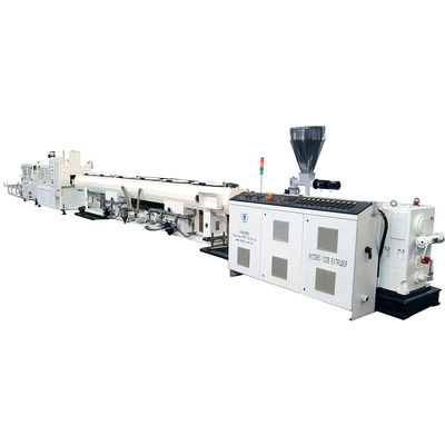 kaufen Hochleistung 90-160mm PVC UPVC Wasserrohr Drainage Abwasserrohr Herstellung Maschine mit HYPET 65/132 Twin Scew Extruder online manufacture