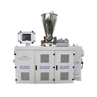 kaufen 30 kW Motor Power Twin Screw Extruder ZS55/120 für UPVC CPVC OPVC SOFT HARD PVC 4 Heizzonen Leistung 280kg/h online manufacture