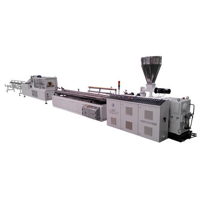 kaufen PVC-Profil-Extruder-PVC-Deckenverkleidungs-Fertigungsstraße PLC-Kontrollsystem online manufacture