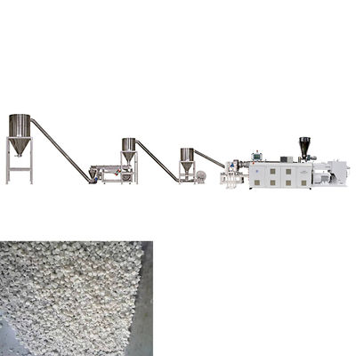 kaufen Hohe Kapazität PVC Pelletizing Machine PVC Recycling Granule Produktionslinie für Kabel Transparente PVC Pellet online manufacture