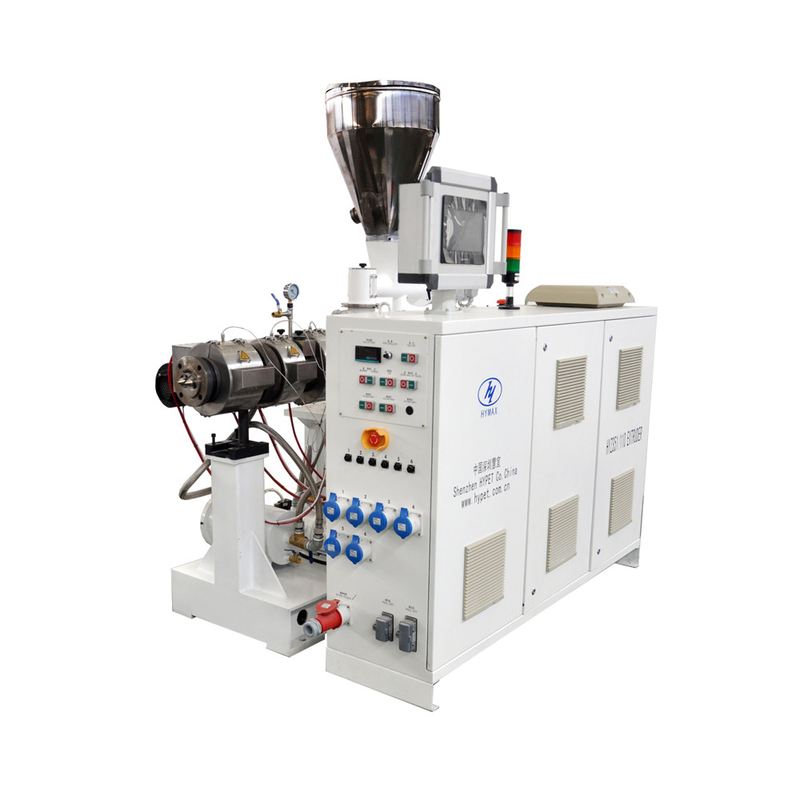 Maschine zur Herstellung von Rohren aus PVC-Pulver in eine Wand mit HYZS51/110-Kegel-Twin-Screw-Extruder