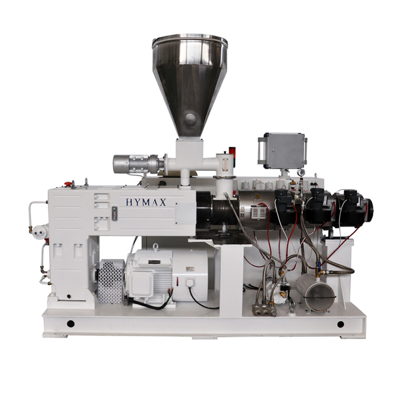 Maschine zur Herstellung von Rohren aus PVC-Pulver in eine Wand mit HYZS51/110-Kegel-Twin-Screw-Extruder