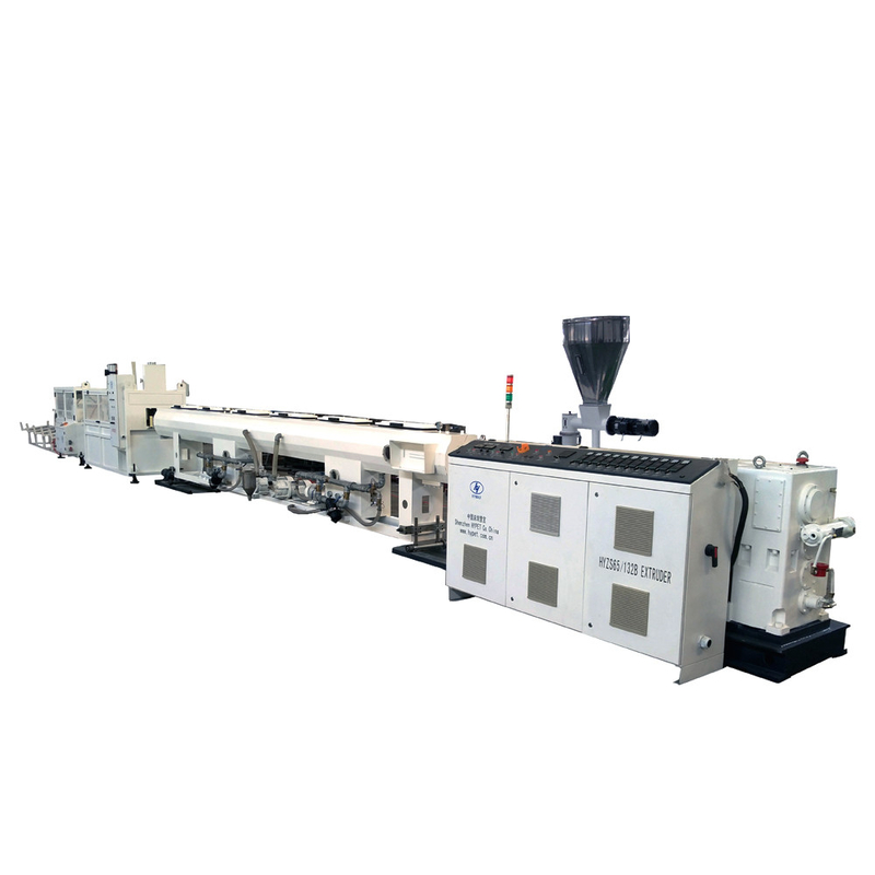 Hohe Leistung längere Lebensdauer niedrigerer Verbrauch 32-110mm Doppel- und Einzelstation PVC-Rohrmachmaschine Produktionslinie