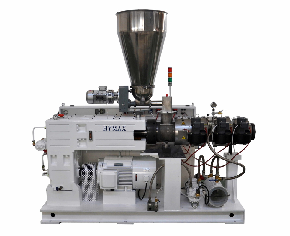 Vertikaler Typ Hochdrehmoment-Doppelschraubextrudermaschine ZS65/132 für PVC-Rohrprofile