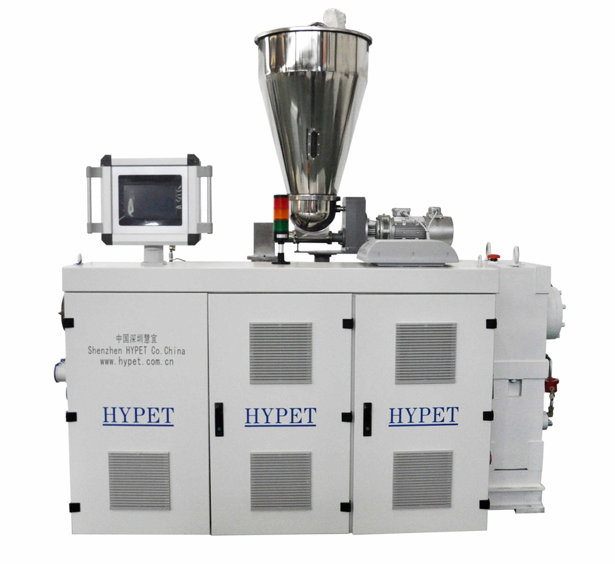 Vertikaler Typ Hochdrehmoment-Doppelschraubextrudermaschine ZS65/132 für PVC-Rohrprofile