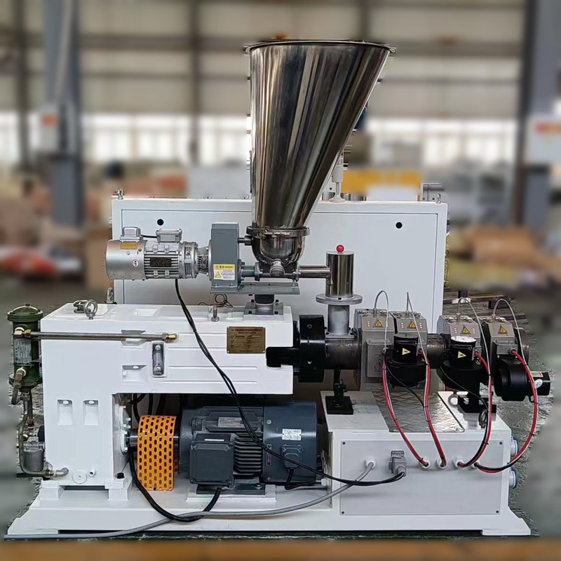 Labor Mini Twin-Schraubende Konische Kunststoff Extruder ZS35/76 Kleine Doppelschraubende Extruder Co-Extrusion