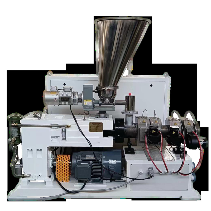 ZS35/80 Konische Doppelschraube-Extruder 70 kg/h für PVC-Profil-Rohr-Labortest