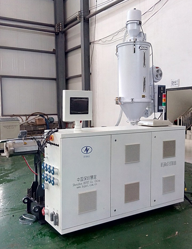 HYSJ55/34 37kw Einzelschraubextruder für HDPE PE PERT Druckwasser/Gas chemische Rohre