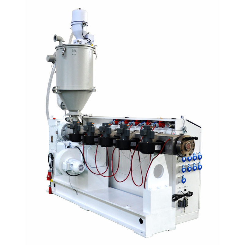 Ein Schraubenauspresser Kunststoffko-Extrusion PE PPR HDPE für dreischichtige Rohre SJ180/28 mit Motor 160kw und 530kg/h