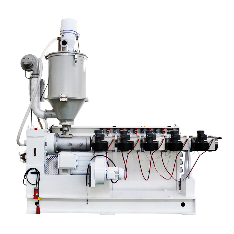 Ein Schraubenauspresser Kunststoffko-Extrusion PE PPR HDPE für dreischichtige Rohre SJ180/28 mit Motor 160kw und 530kg/h