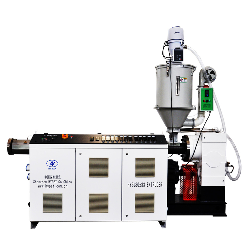 China produzieren PVC HDPE PE PPR PS ABS Einzelschraub-Extruder SJ65/30 37kw 110kg/h mit effizienten touqe Getriebe