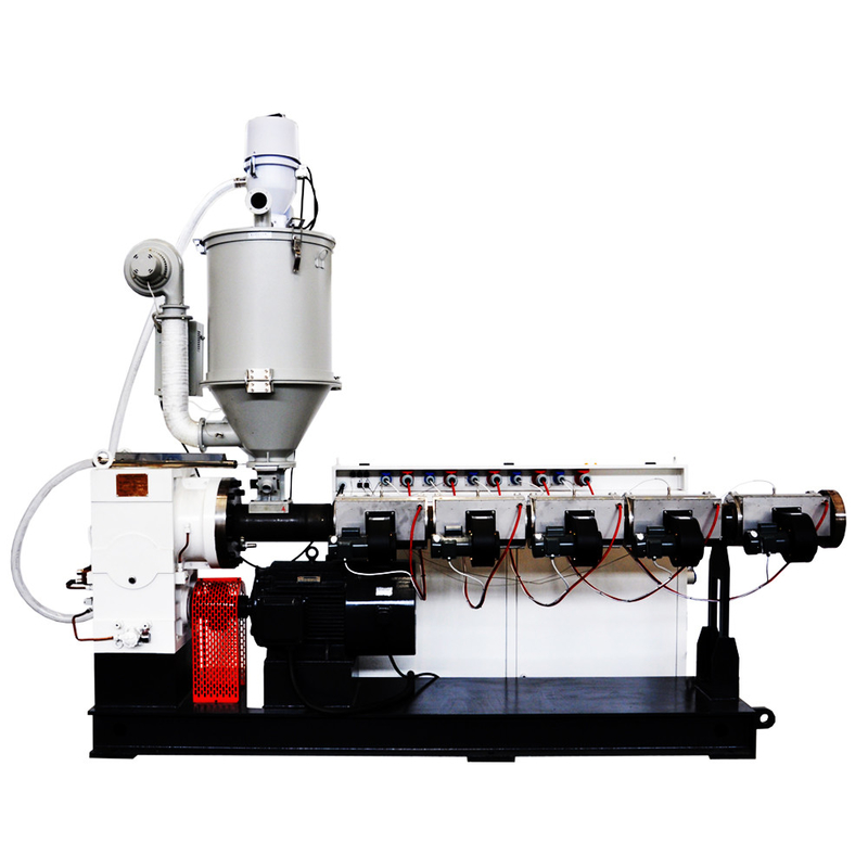 China produzieren PVC HDPE PE PPR PS ABS Einzelschraub-Extruder SJ65/30 37kw 110kg/h mit effizienten touqe Getriebe