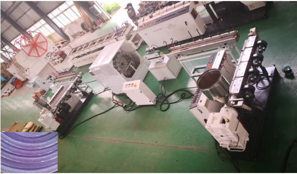 PVC-Flexible Soft Tube durchsichtige Gartenrohr 10-38mm Extrusionsmaschine Produktionslinie mit SJ75/30 Extruder