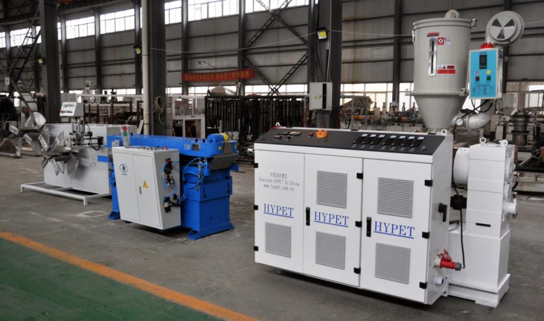 16-50mm PE/PVC einwandige Wellrohr elektrische Draht Wellschlauch Produktionslinie mit Extruder SJ65/28