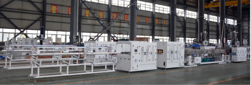 1/2 ′-1 ′-1 ′-1 ′-2 ′ PVC-Rohrproduktionslinie mit HYZS55/120 Kegel-Twin-Schraub-Extruder