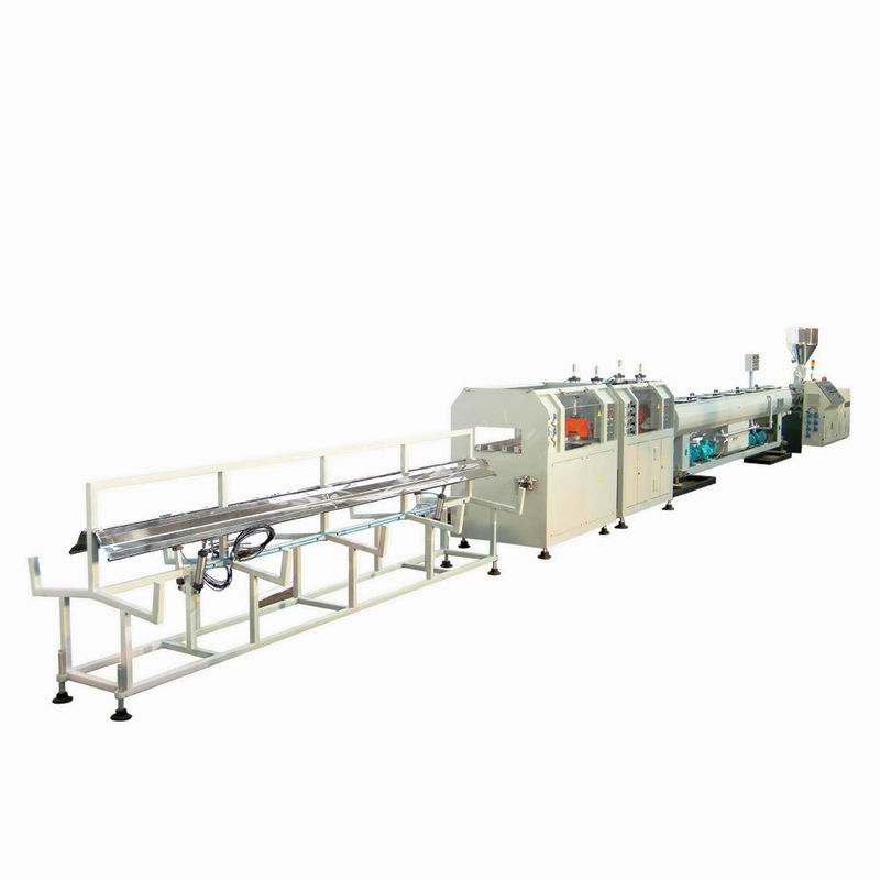 PVC-Rohr-Maschinen-Doppelte Stränge 20-63 mit konischem Doppelschneckenextruder ZS55/120 gaben 220kg/H aus