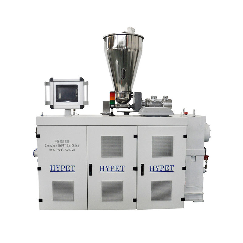 30 kW Motor Power Twin Screw Extruder ZS55/120 für UPVC CPVC OPVC SOFT HARD PVC 4 Heizzonen Leistung 280kg/h