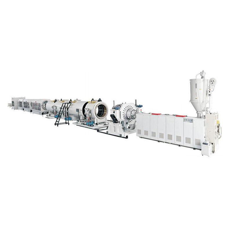 Drei Schichten ABC Typ 315-630mm Rohr Extrusionsmaschine für HDPE PE Gasrohr / Wasserleitung