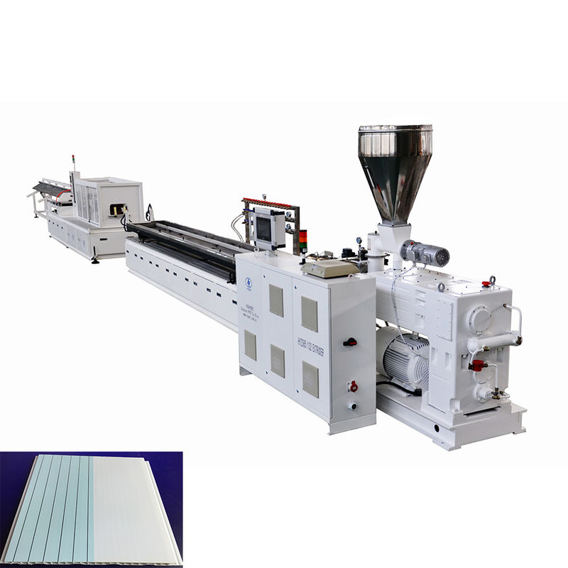 450-600mm PVC-Dach-Wand-Decken-Dekorationsplattenherstellung Maschine Zwillingschraubenauspresser HYZS80/156 55kw