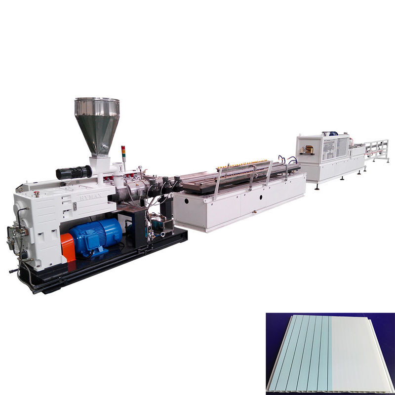600 mm integrierte PVC-Deckenplattenmaschine WPC-Deckenwandplattenhersteller Extruder ZS65/132