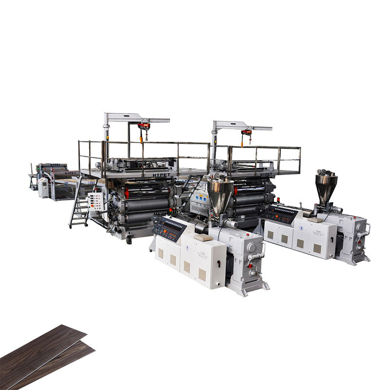 SPC-Bodenbelag-Blatt Extrusioni-Maschinen-Stein-Plastikverbundblech-Fertigungsstraße