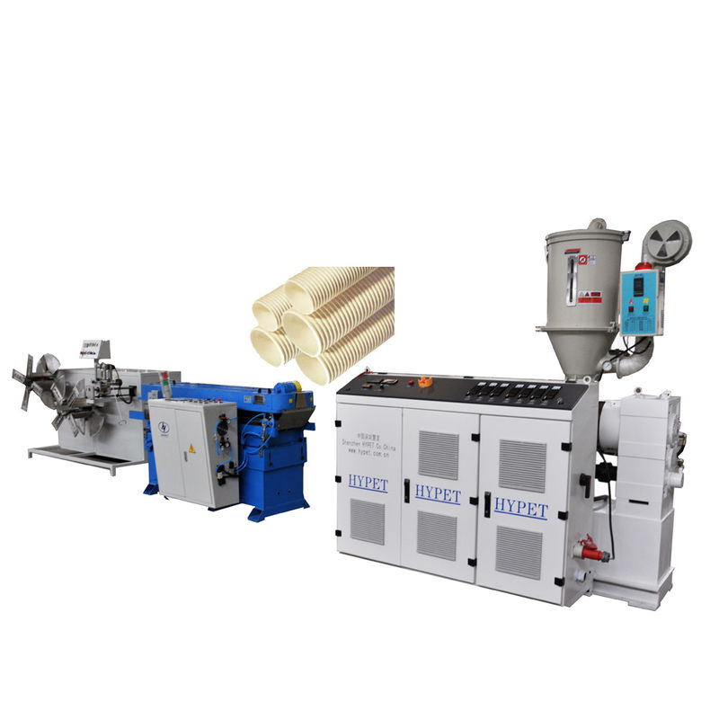 Einfache Bedienung16-32mm PE PVC Einwand Rohrmaschine mit einem Schraubextruder SJ65/28