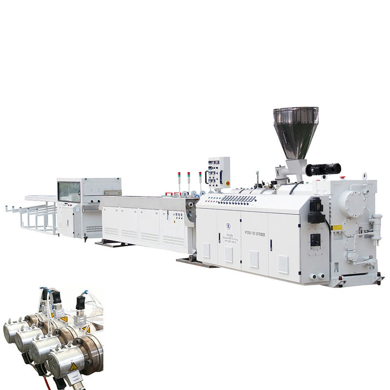 Vier-Hohlraum-PVC-Leitung-Rohrmachmaschine 16-32mm PVC-Elektrokabel Rohr Extrusionslinie