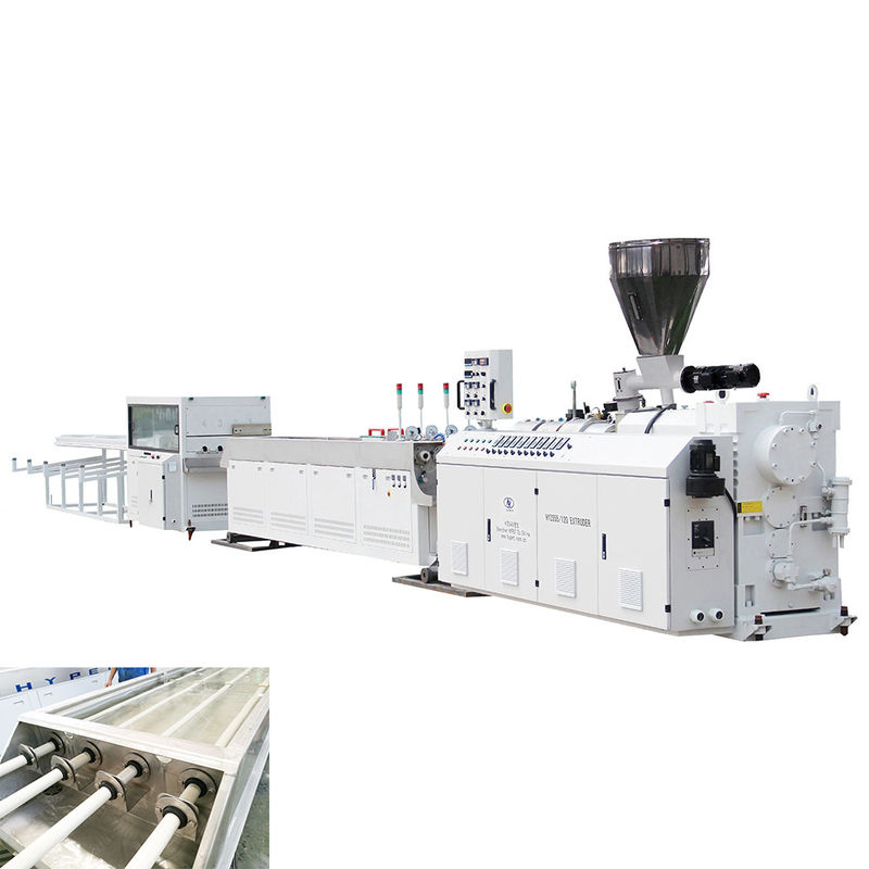 PVC 16-32 / 1 Zoll Vier-Rohr-Produktionslinie Kunststoff-Rohr-Rohrmachmaschine