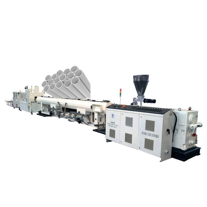 PVC-Abflussrohr-Verdrängungs-Linie für Größe 110 - 160mm mit PLC-Kontrollsystem