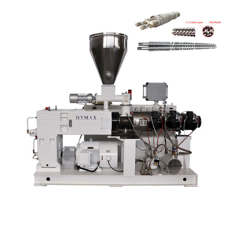 100 kg/h ZS45/100 15kw Doppelschraubextruder Hochgeschwindigkeit Hohe Effizienz Hohe Leistung
